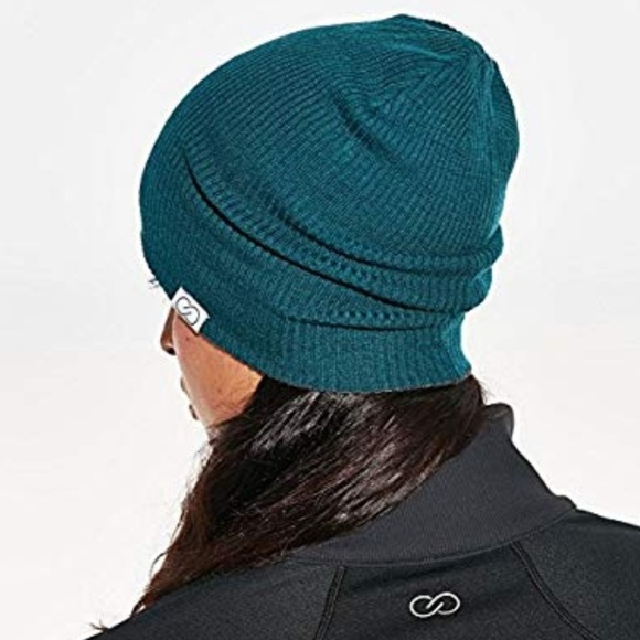 Calia Reversible Teal/Gray Slack All Season Beanie - Picture 5 of 5